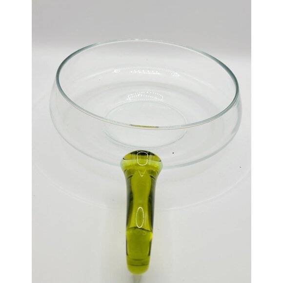 MCM Empoli Handblown Serving Bowl with Green Handle Great Vintage Piece - Picture 3 of 9